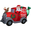 North Pole Overnight Delivery Truck Christmas Inflatable